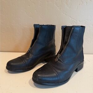 Ariat ladies Dark Leather Zip Boots
